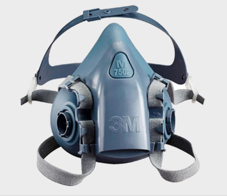 ماسک دوفیلتر نیم صورت سیلیکونی 3M مدل7502 اصلی و چینی